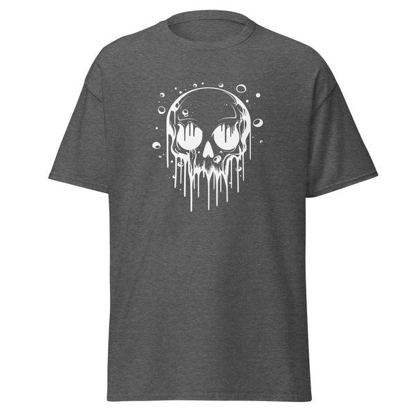 T-Shirt Classic - Melting Skull white ein Produkt von SCHIETKRAM