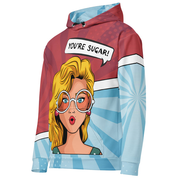 Allover Print Hoodie - You're Sugar ein Produkt von SCHIETKRAM