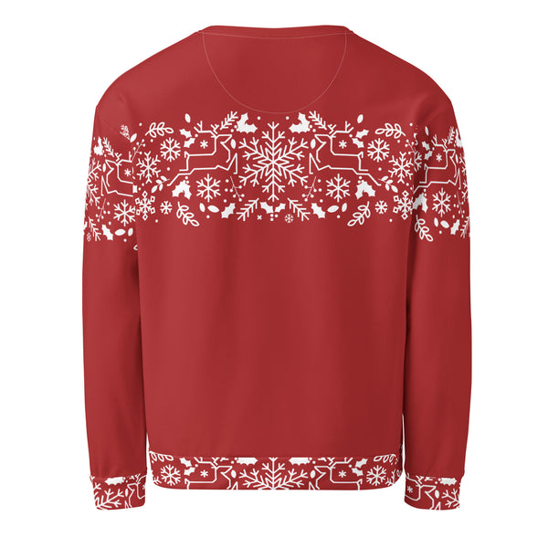 Allover Print Sweatshirt -Weihnachten Tres Chic ein Produkt von SCHIETKRAM