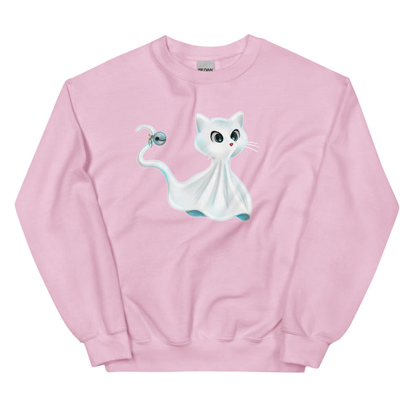 Sweatshirt - Ghost Cat by Wanderkraehe ein Produkt von SCHIETKRAM