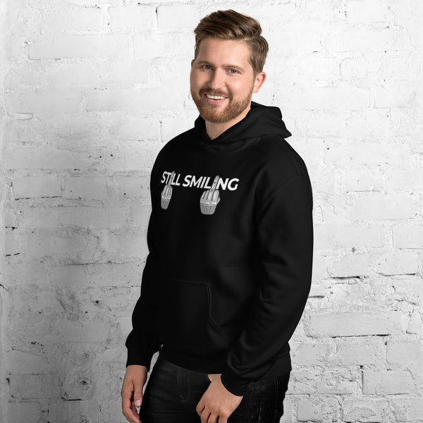 Hoodie Classic - Still Smiling white ein Produkt von SCHIETKRAM