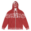 Zip-Hoodie Allover-Print - Weihnachten Tres Chic ein Produkt von SCHIETKRAM