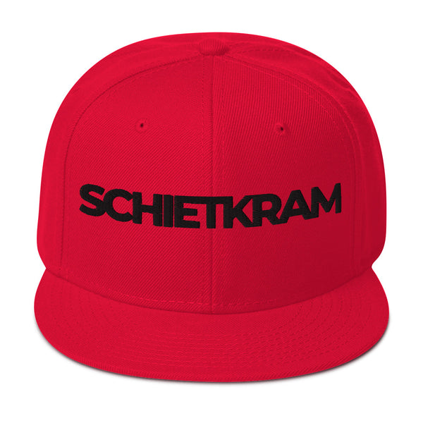 Snapback Hat - SCHIETKRAM 3D black ein Produkt von SCHIETKRAM