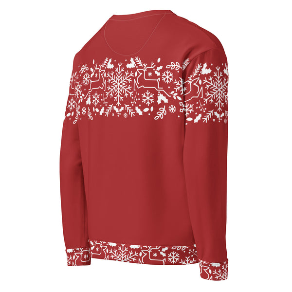 Allover Print Sweatshirt -Weihnachten Tres Chic ein Produkt von SCHIETKRAM