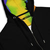 Zip-Hoodie Allover-Print - Prideballon black by Wanderkraehe ein Produkt von SCHIETKRAM