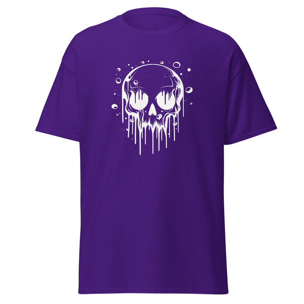 T-Shirt Classic - Melting Skull white ein Produkt von SCHIETKRAM