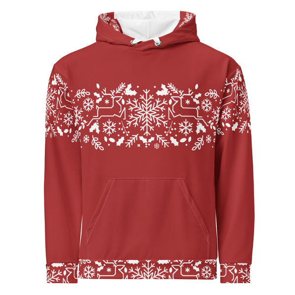 Allover Print Hoodie - Weihnachten Tres Chic ein Produkt von SCHIETKRAM