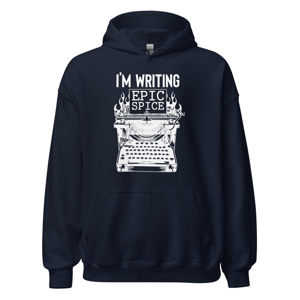 Hoodie Classic - I'm writing epic spice white ein Produkt von SCHIETKRAM