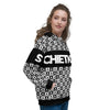 Allover Print Hoodie - Chess dark ein Produkt von SCHIETKRAM