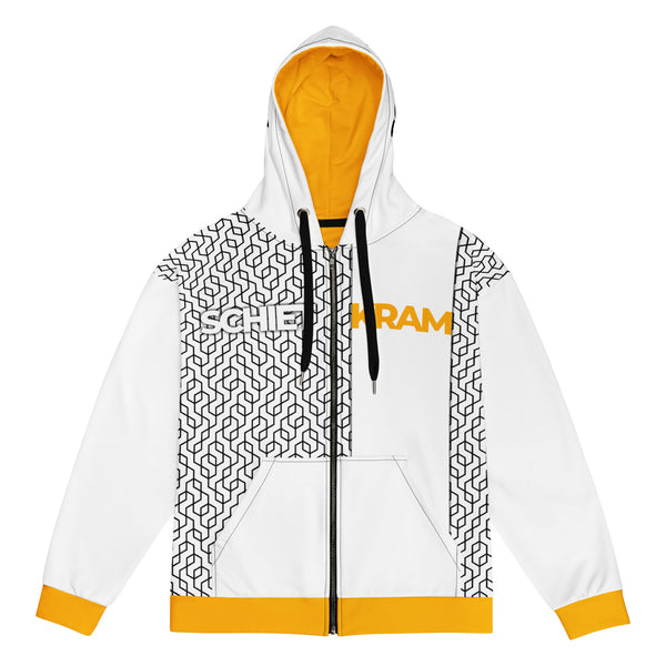 Zip-Hoodie Allover-Print - Hexa ein Produkt von SCHIETKRAM