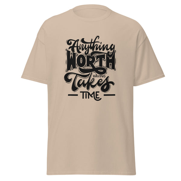 T-Shirt Classic - Anything worth having black ein Produkt von SCHIETKRAM