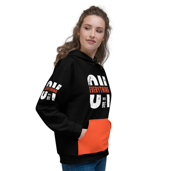 Allover Print Hoodie - Everything will be OK ein Produkt von SCHIETKRAM