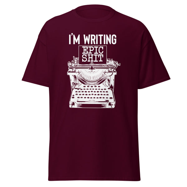 T-Shirt Classic - Writing Epic Shit white ein Produkt von SCHIETKRAM