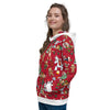 Allover Print Hoodie - Crazy Christmas ein Produkt von SCHIETKRAM