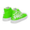 Canvas High-Top Sneaker - Green Message white ein Produkt von SCHIETKRAM