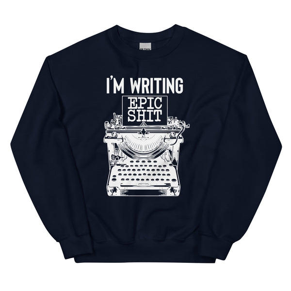 Sweatshirt - Writing Epic Shit white ein Produkt von SCHIETKRAM