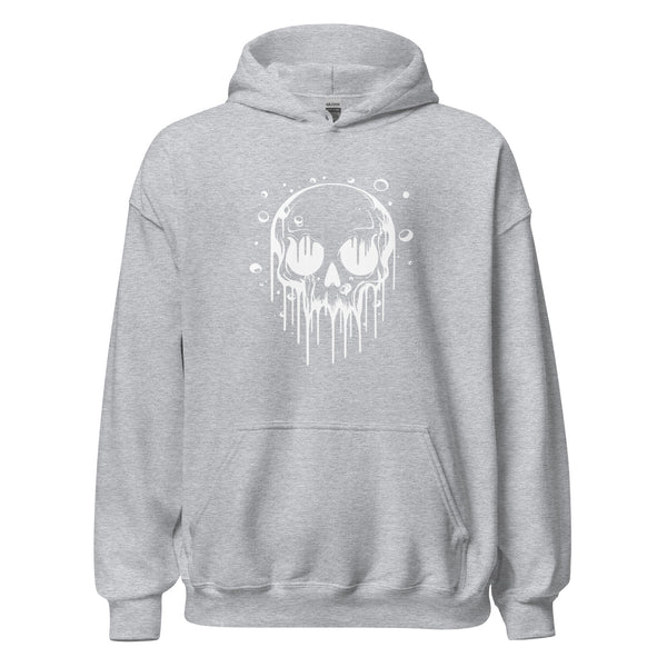 Hoodie Classic - Melting Skull white ein Produkt von SCHIETKRAM