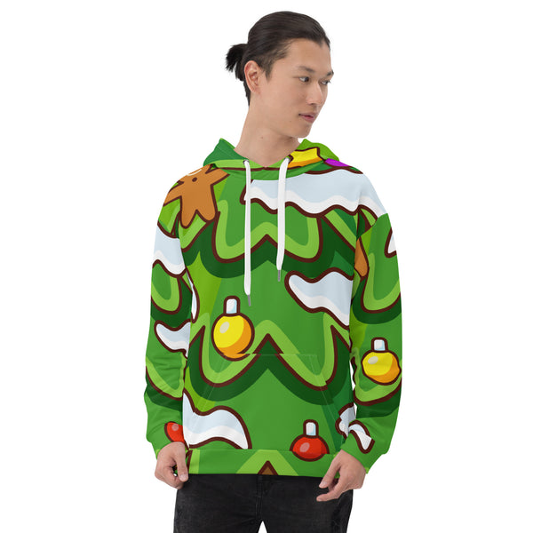 Allover Print Hoodie - Weihnachten Tree one ein Produkt von SCHIETKRAM