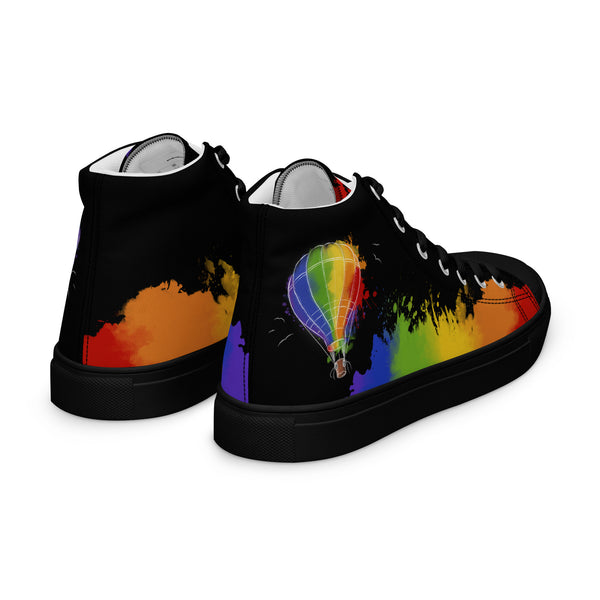 Canvas High-Top Sneaker - Prideballon black by Wanderkraehe ein Produkt von SCHIETKRAM