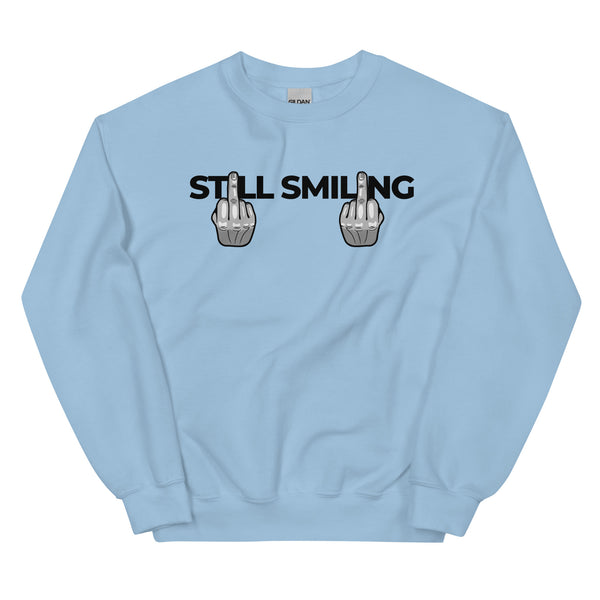 Sweatshirt - Still Smiling black ein Produkt von SCHIETKRAM
