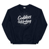 Sweatshirt - Goddess of Writing white ein Produkt von SCHIETKRAM