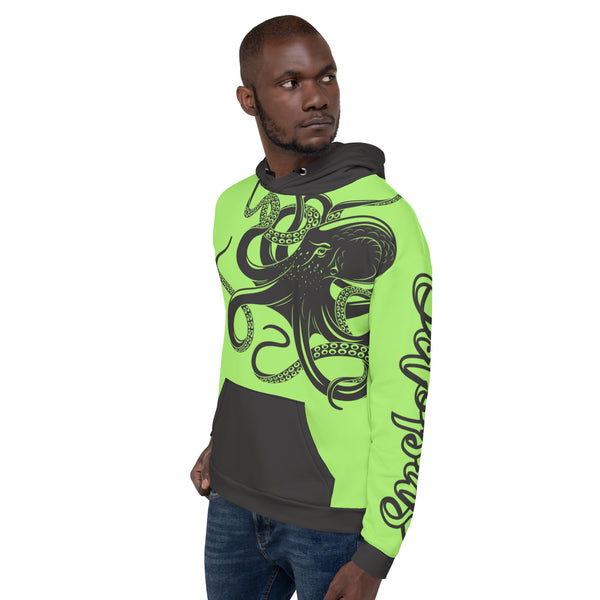 Allover Print Hoodie - Oktopus ein Produkt von SCHIETKRAM