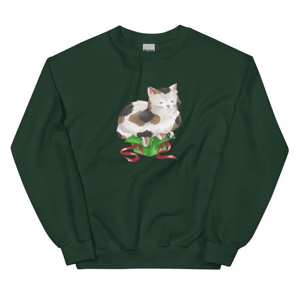 Sweatshirt - Weihnachts-Katze Geschenk by Wanderkraehe ein Produkt von SCHIETKRAM