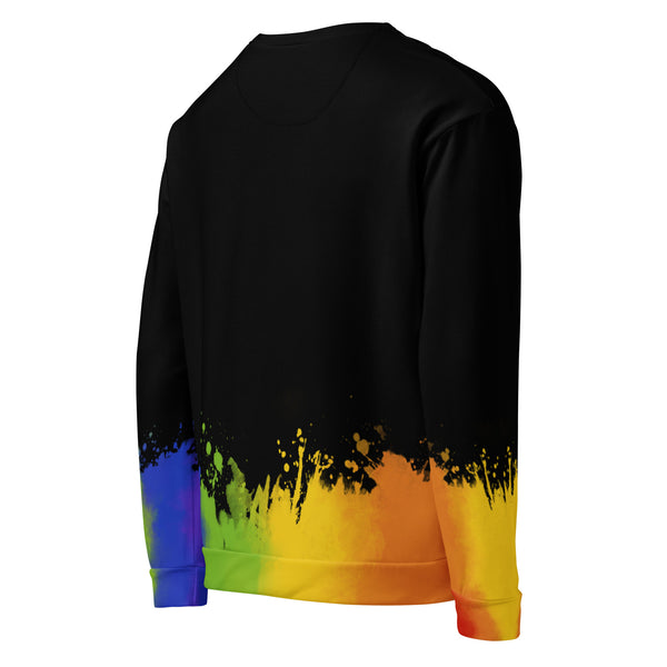 Allover Print Sweatshirt - Prideballon black by Wanderkraehe ein Produkt von SCHIETKRAM