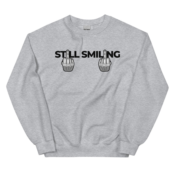 Sweatshirt - Still Smiling black ein Produkt von SCHIETKRAM