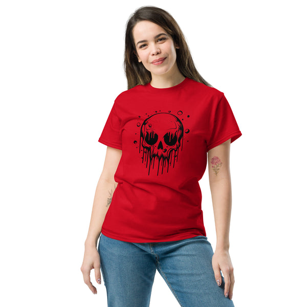 T-Shirt Classic - Melting Skull black ein Produkt von SCHIETKRAM