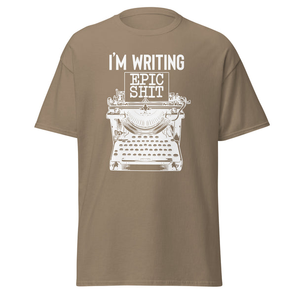T-Shirt Classic - Writing Epic Shit white ein Produkt von SCHIETKRAM