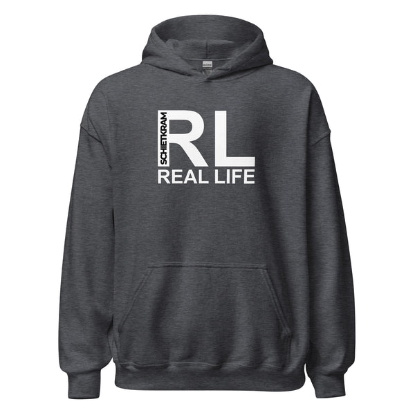 Hoodie Classic - Real Life white ein Produkt von SCHIETKRAM