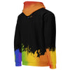 Allover Print Hoodie - Prideballon black by Wanderkraehe ein Produkt von SCHIETKRAM