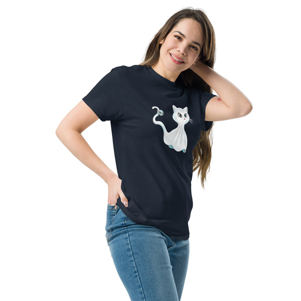 T-Shirt Classic - Ghost Cat by Wanderkraehe ein Produkt von SCHIETKRAM