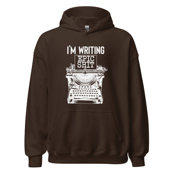 Hoodie Classic - I'm writing epic Shit white ein Produkt von SCHIETKRAM