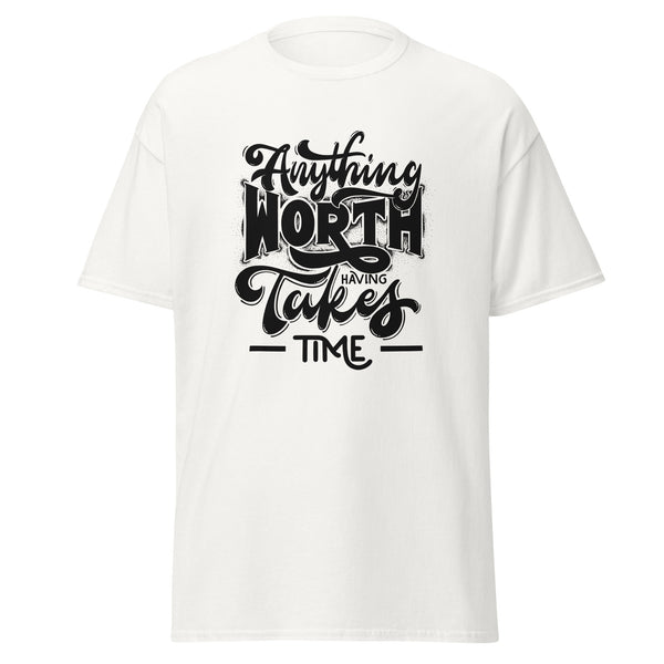 T-Shirt Classic - Anything worth having black ein Produkt von SCHIETKRAM
