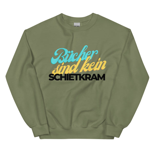 Sweatshirt - Bücher sind kein Schietkram black ein Produkt von SCHIETKRAM
