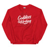 Sweatshirt - Goddess of Writing white ein Produkt von SCHIETKRAM