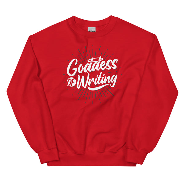 Sweatshirt - Goddess of Writing white ein Produkt von SCHIETKRAM