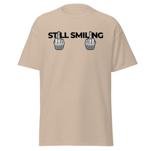 T-Shirt Classic - Still Smiling black ein Produkt von SCHIETKRAM