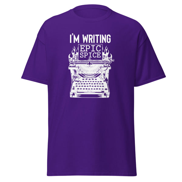 T-Shirt Classic - I'm writing epic spice white ein Produkt von SCHIETKRAM