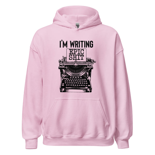 Hoodie Classic - I'm writing epic Shit black ein Produkt von SCHIETKRAM