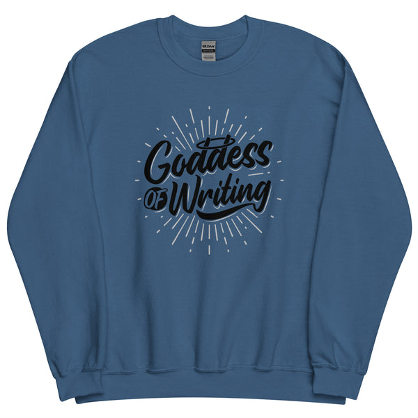 Sweatshirt - Goddess of Writing black ein Produkt von SCHIETKRAM