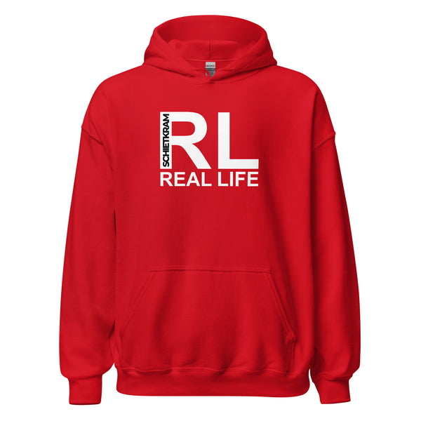 Hoodie Classic - Real Life white ein Produkt von SCHIETKRAM