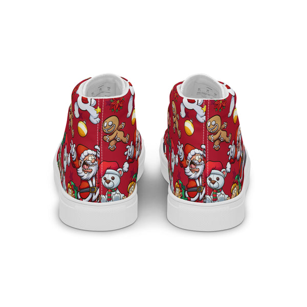 Canvas High-Top Sneaker - Crazy Christmas ein Produkt von SCHIETKRAM