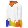 Allover Print Hoodie - Prideballon white by Wanderkraehe ein Produkt von SCHIETKRAM