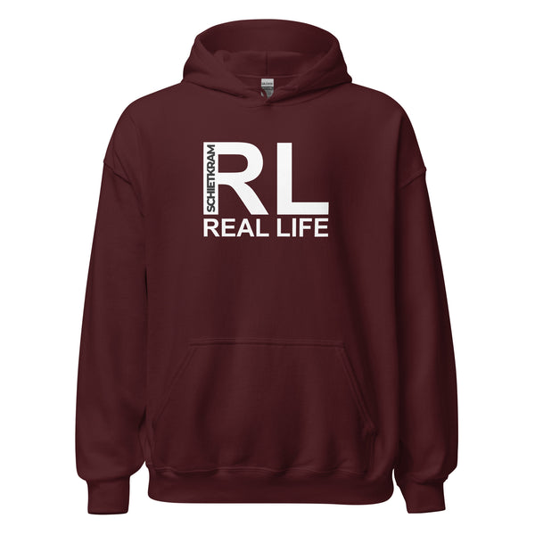 Hoodie Classic - Real Life white ein Produkt von SCHIETKRAM