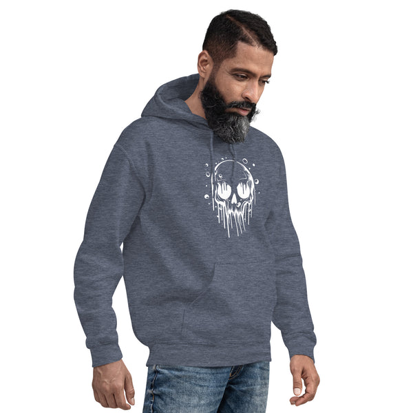 Hoodie Classic - Melting Skull white ein Produkt von SCHIETKRAM