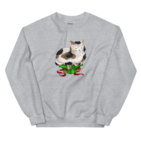 Sweatshirt - Weihnachts-Katze Geschenk by Wanderkraehe ein Produkt von SCHIETKRAM