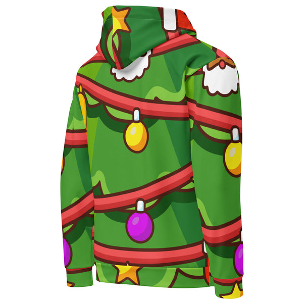 Allover Print Hoodie - Weihnachten Tree three ein Produkt von SCHIETKRAM